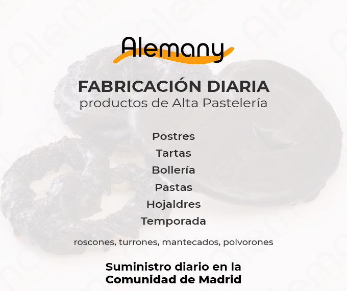 Pastelería con Reparto a diario en la Comunidad de Madrid
